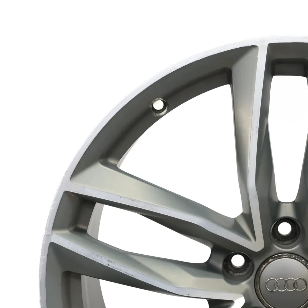 Audi A6 C7 4G Silver Wheel Alloy Rim 20" 8.5J ET:43 Double Star Spoke 4G9601025N