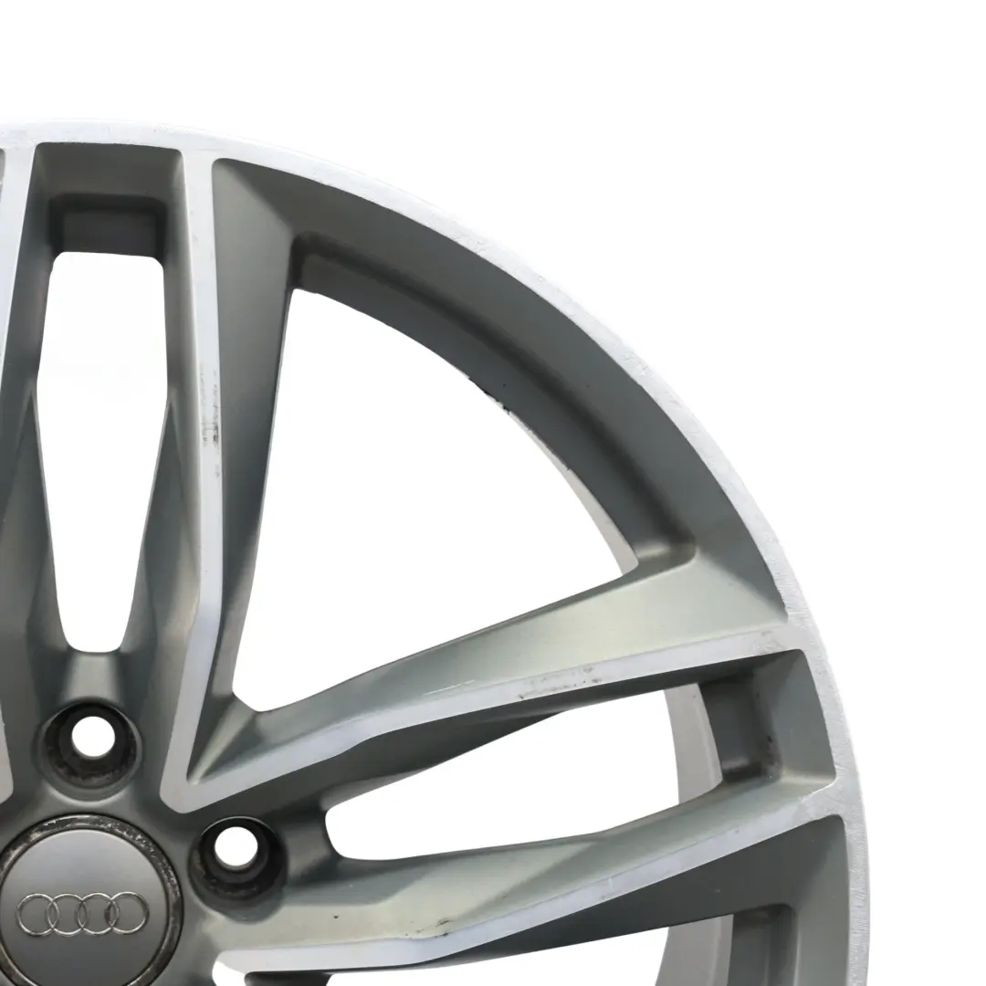 Audi A6 C7 4G Silver Wheel Alloy Rim 20" 8.5J ET:43 Double Star Spoke 4G9601025N