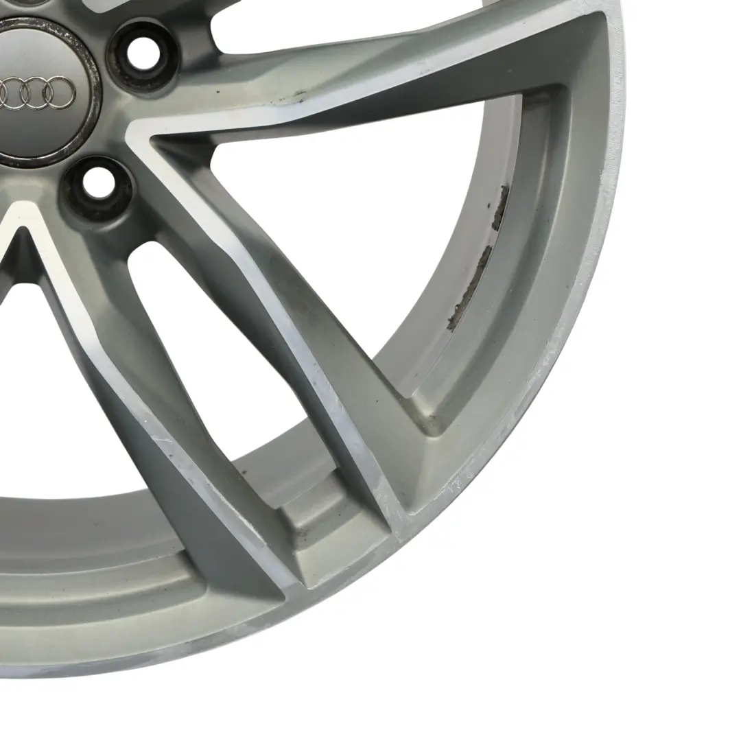 Audi A6 C7 4G Silver Wheel Alloy Rim 20" 8.5J ET:43 Double Star Spoke 4G9601025N