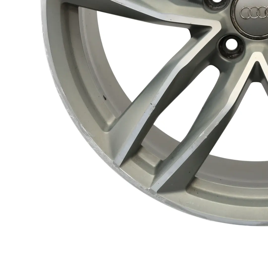 Audi A6 C7 4G Silver Wheel Alloy Rim 20" 8.5J ET:43 Double Star Spoke 4G9601025N