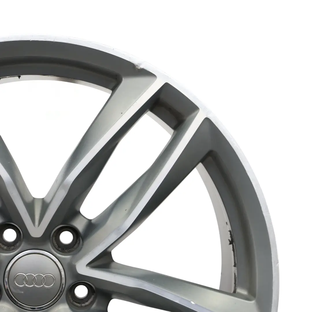 Audi A6 C7 4G Silver Wheel Alloy Rim 20" 8.5J ET:43 Double Star Spoke 4G9601025N
