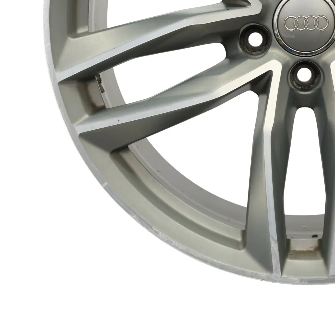 Audi A6 C7 4G Silver Wheel Alloy Rim 20" 8.5J ET:43 Double Star Spoke 4G9601025N