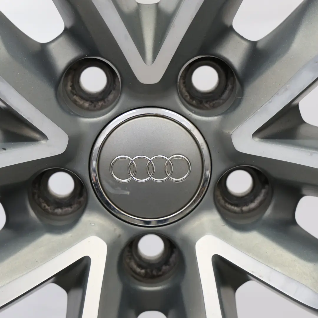 Audi A6 C7 4G Silver Wheel Alloy Rim 20" 8.5J ET:43 Double Star Spoke 4G9601025N
