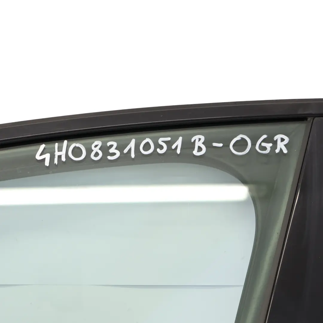 Audi A8 D4 Door Front Left N/S Covering Panel Oolong Grey Metallic - X7U