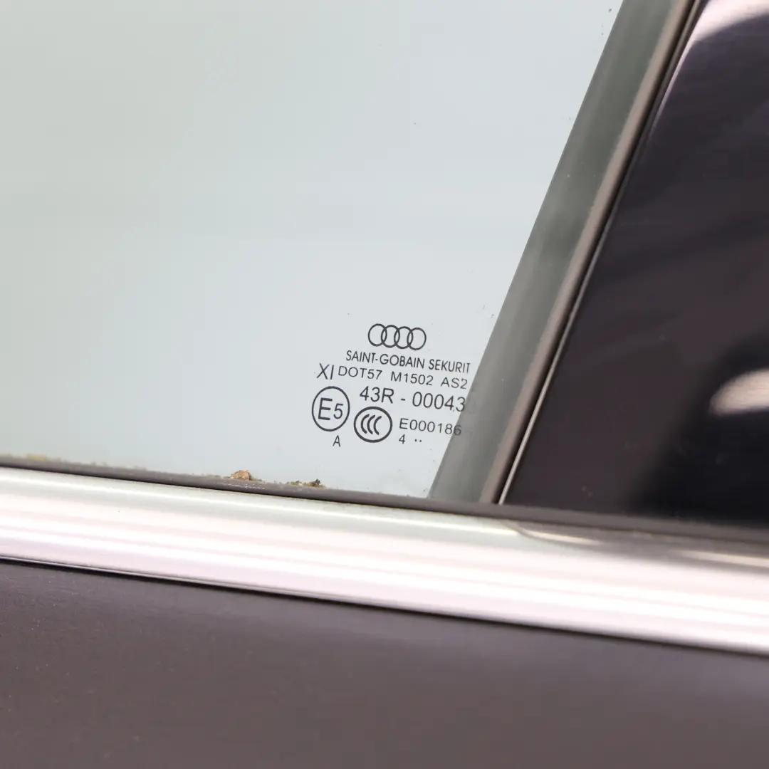 Audi A8 D4 Door Front Left N/S Covering Panel Oolong Grey Metallic - X7U