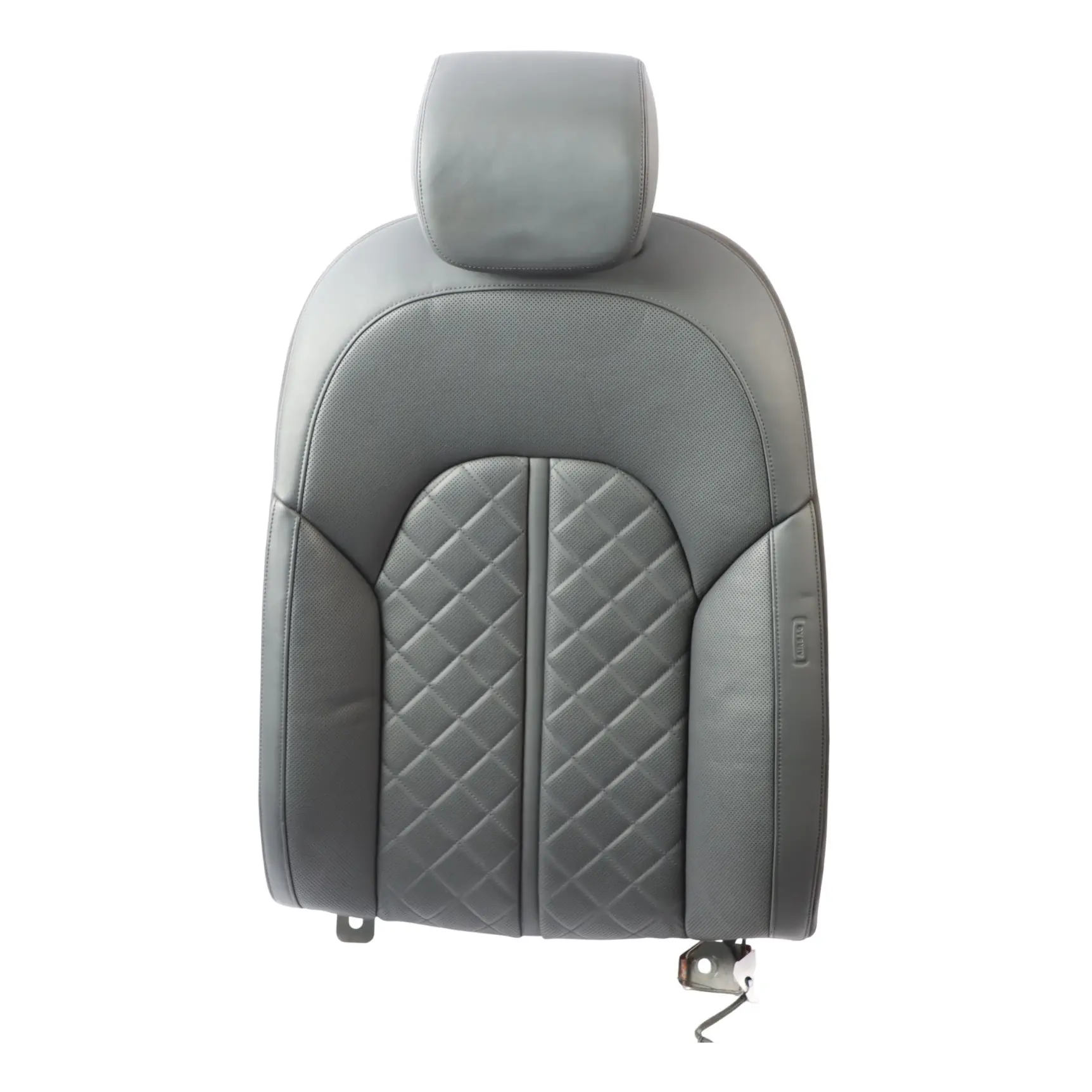 Audi A8 D4 Rear Seat Backrest Left N/S Seat Back Cover Leather Soul Black