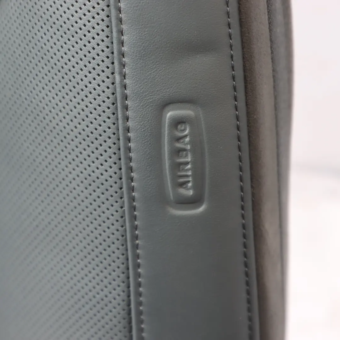 Audi A8 D4 Rear Seat Backrest Left N/S Seat Back Cover Leather Soul Black