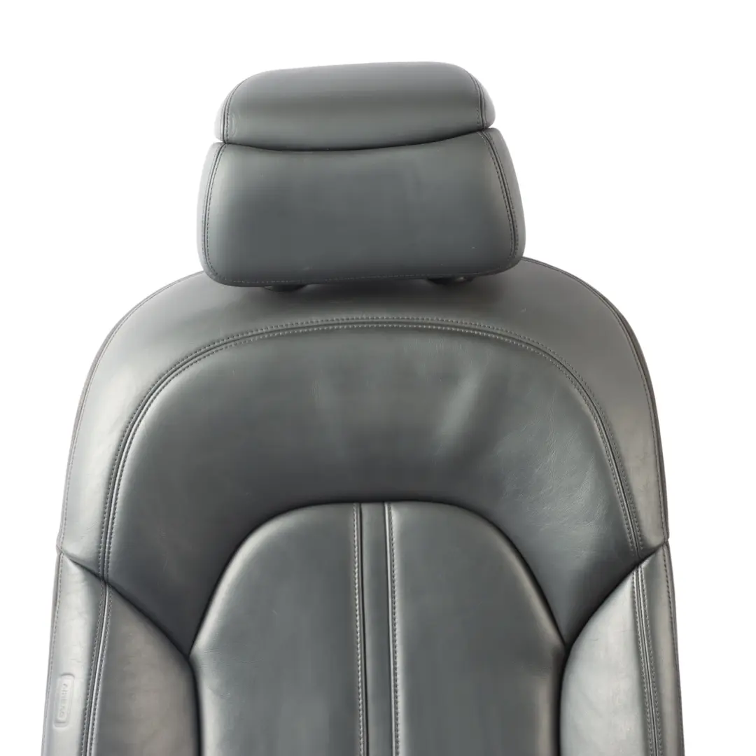 Audi A8 D4 Rear Seat Backrest Left N/S Seat Back Cover Leather Soul Black