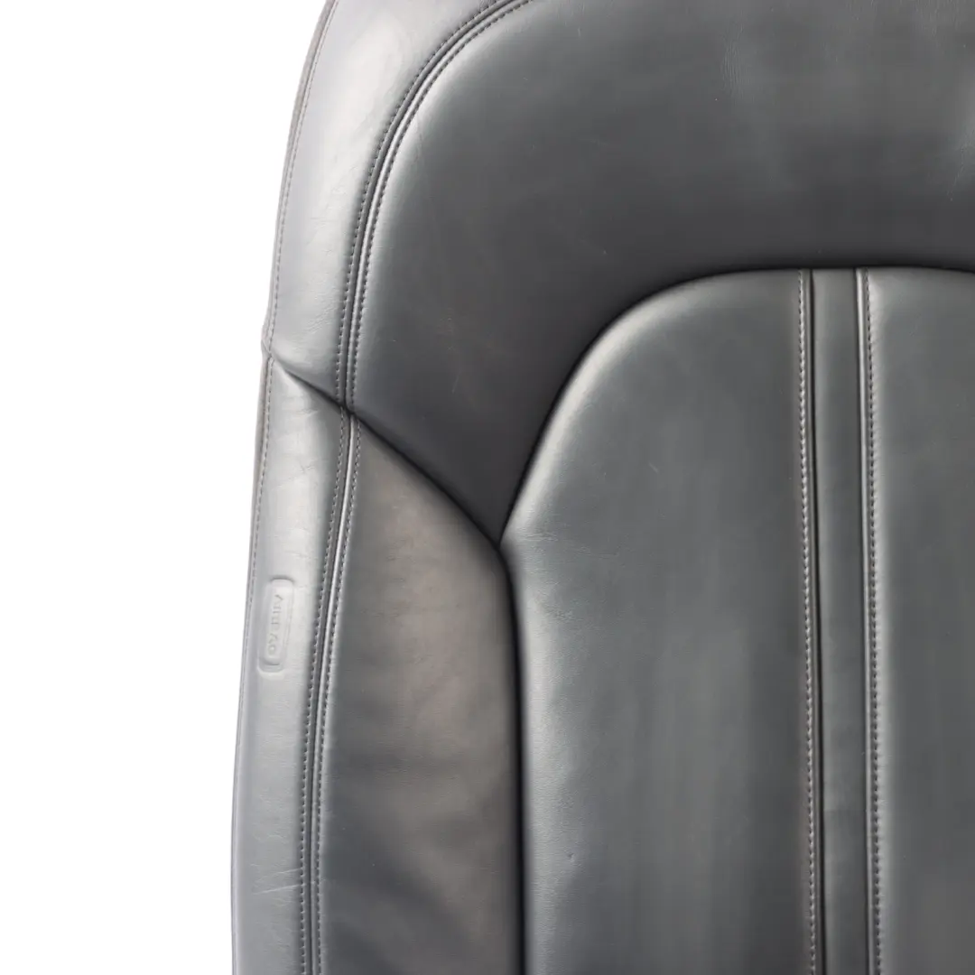 Audi A8 D4 Rear Seat Backrest Left N/S Seat Back Cover Leather Soul Black