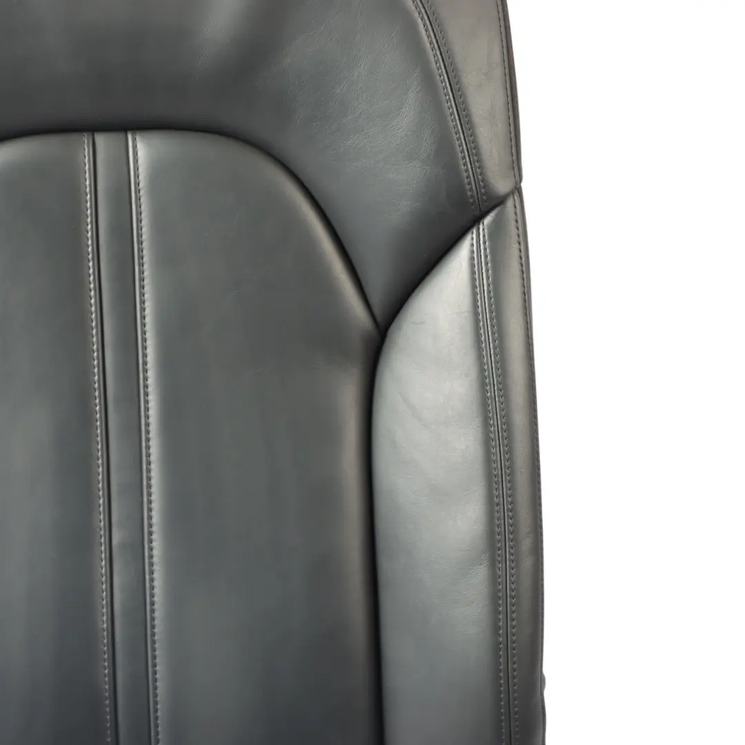 Audi A8 D4 Rear Seat Backrest Left N/S Seat Back Cover Leather Soul Black