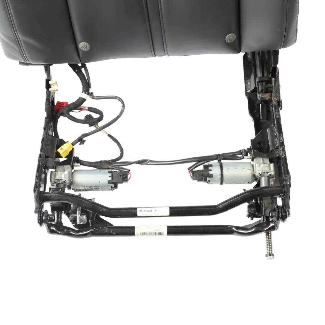 Audi A8 D4 Rear Seat Backrest Left N/S Seat Back Cover Leather Soul Black