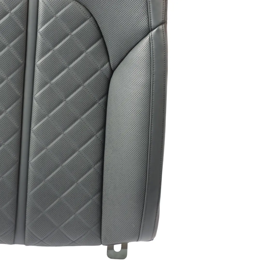 Audi A8 D4 Rear Seat Backrest Right O/S Seat Back Cover Leather Soul Black