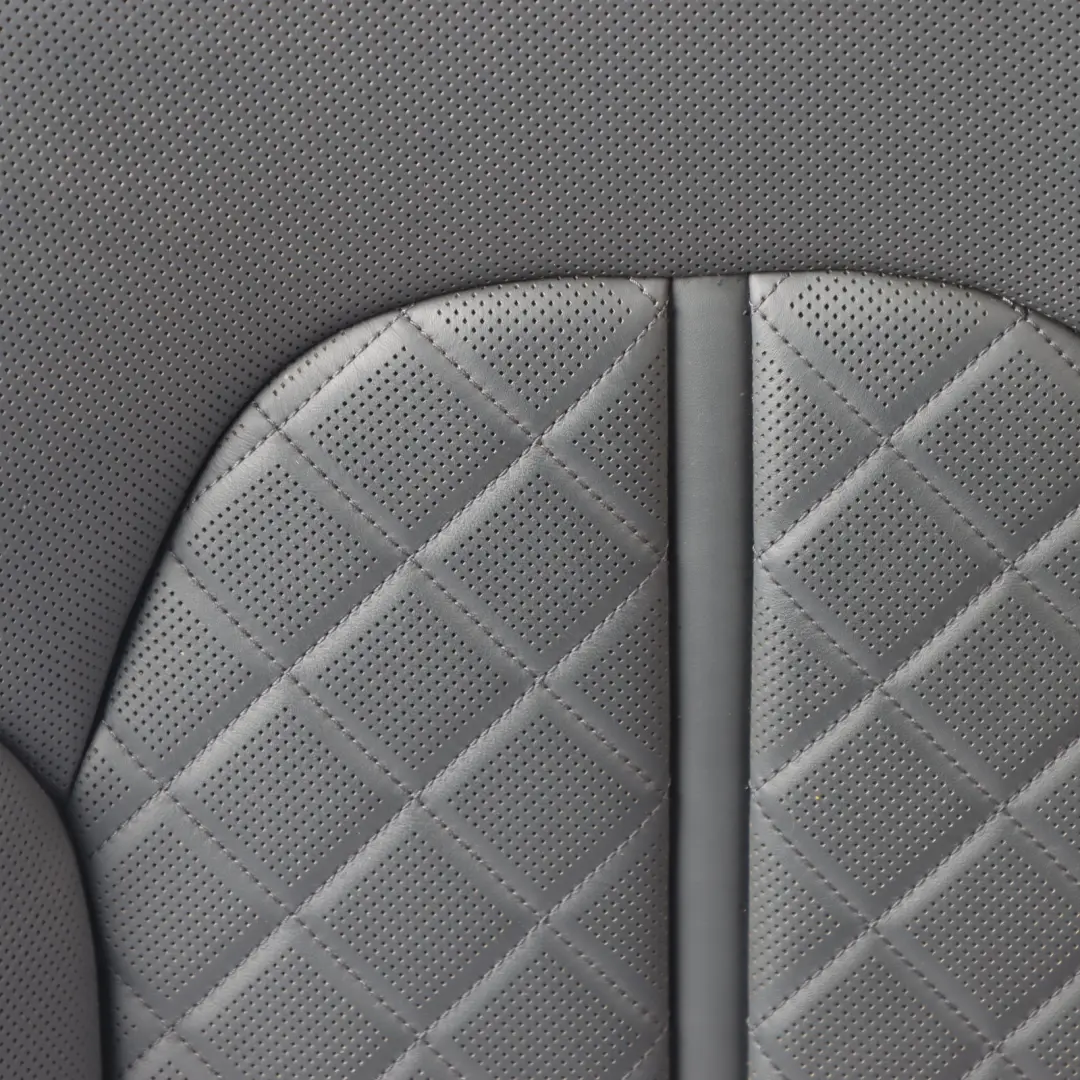 Audi A8 D4 Rear Seat Backrest Right O/S Seat Back Cover Leather Soul Black