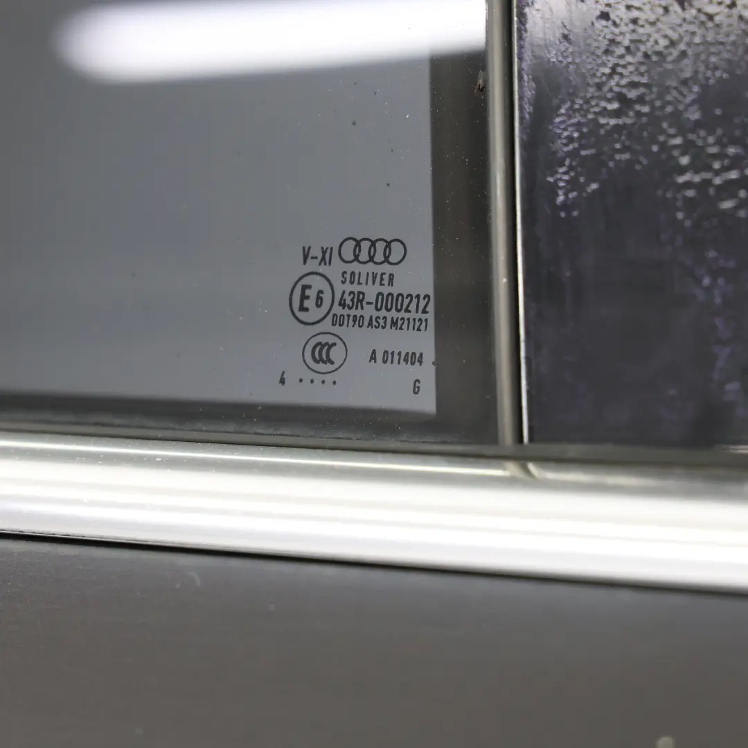 Audi A8 4H Door Rear Right O/S LWB Long Wheelbase Variant Oolong Grey - X7U 
