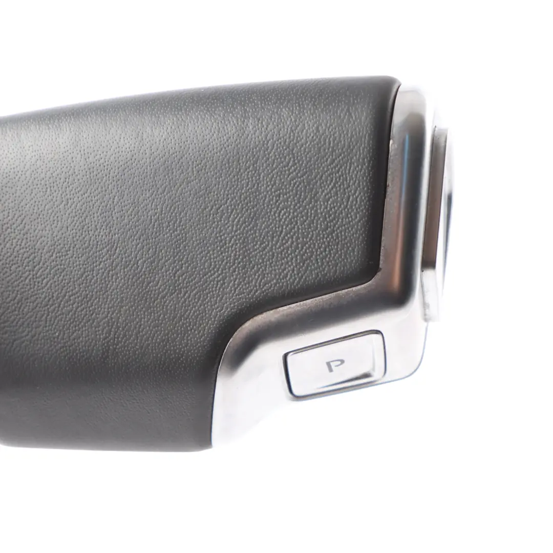 Audi Q7 4M Gear Selector Lever Cover Knob Automatic Leather Black 4K2713140E 