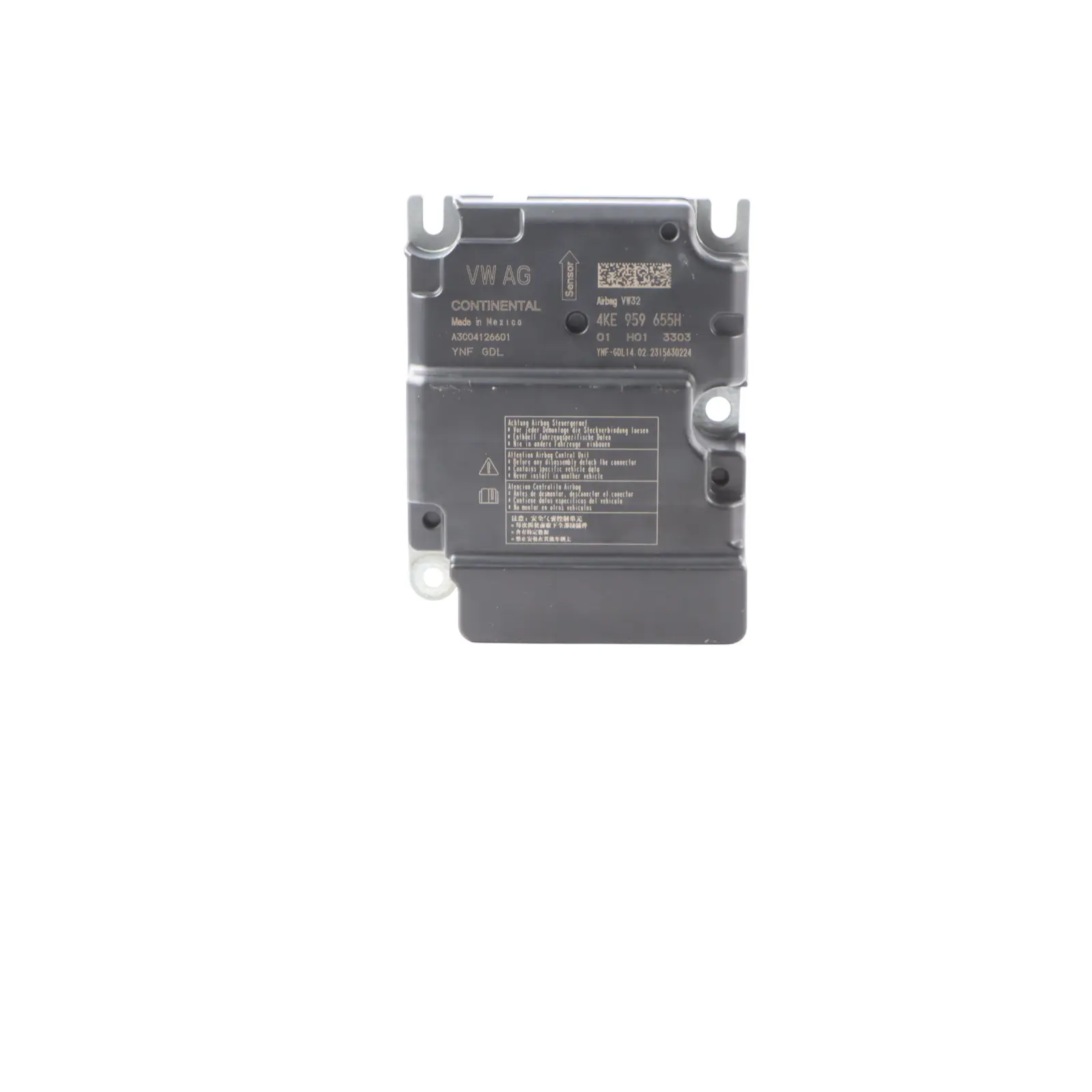 Audi Q7 4M Air Module Control Unit ECU SRS Module Unit 4KE959655H