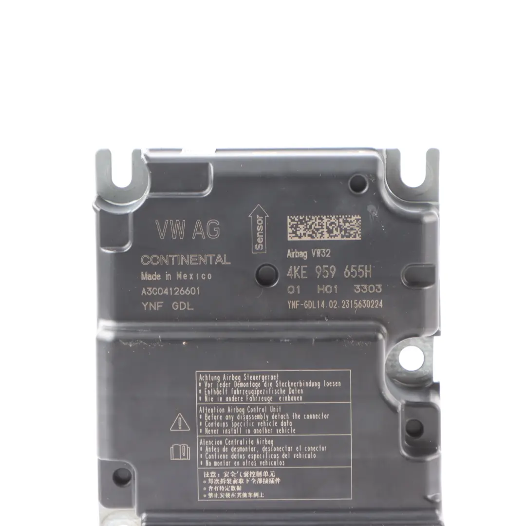 Audi Q7 4M Air Module Control Unit ECU SRS Module Unit 4KE959655H