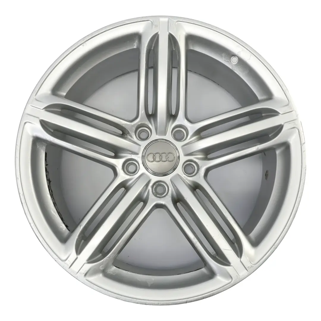 Audi Q7 4L Silver Alloy Wheel Rim 21" Star Spoke 10J ET:44 4L0601025BH