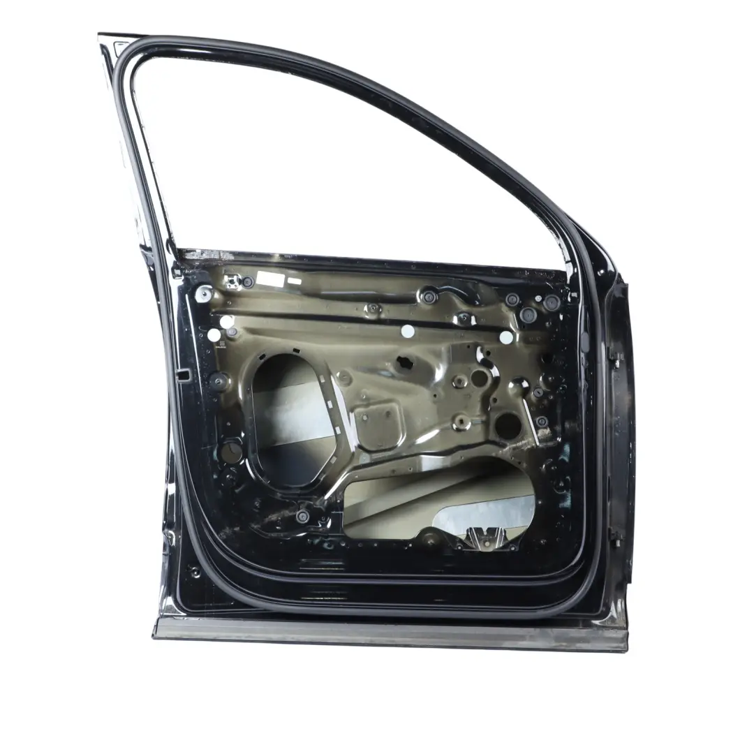 Audi Q7 4M Front Door Left N/S Covering Panel Mythical Black Metallic - Y9T