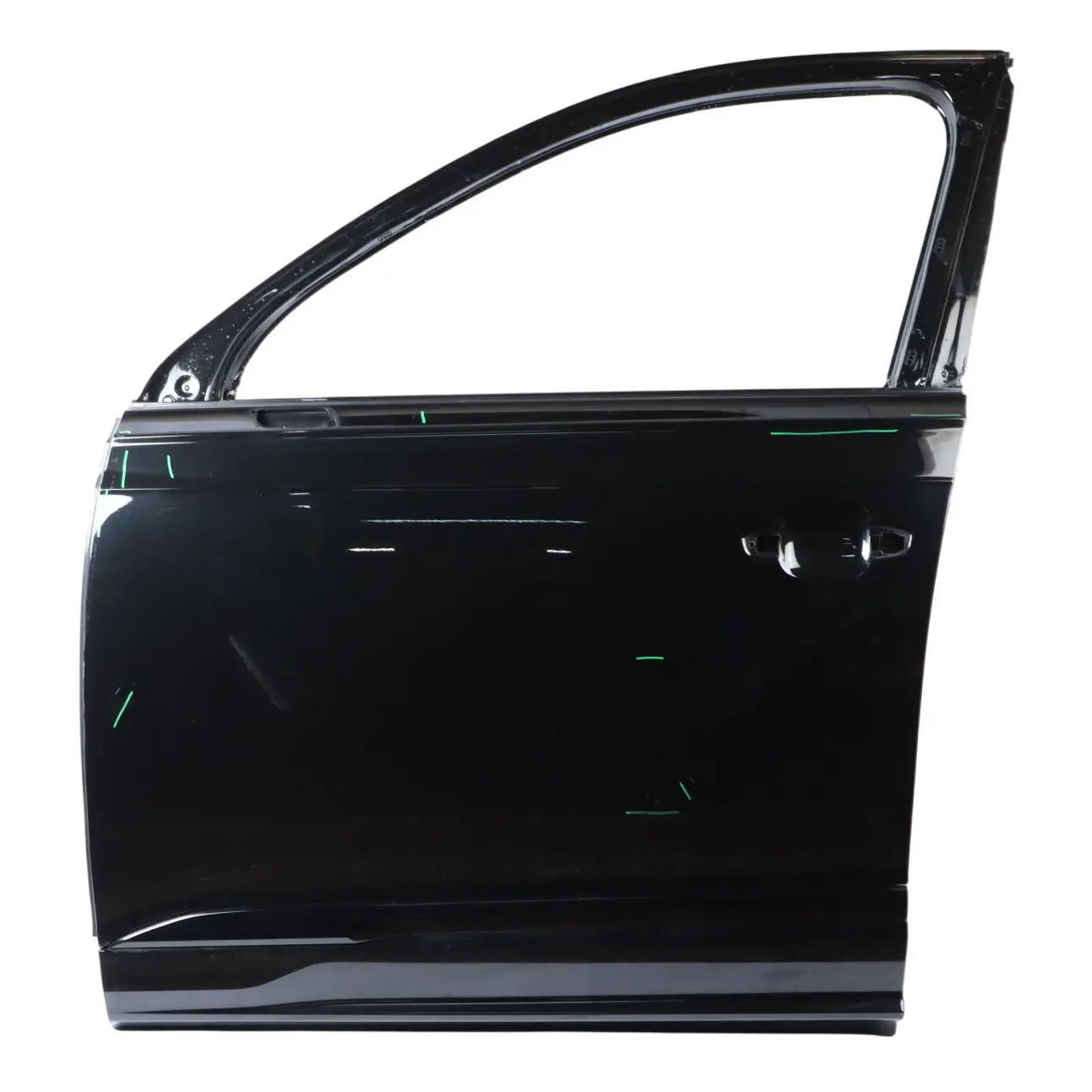 Audi Q7 4M Front Door Left N/S Covering Panel Mythical Black Metallic - Y9T