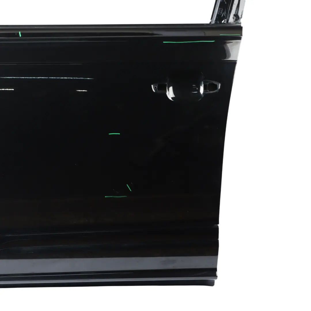 Audi Q7 4M Front Door Left N/S Covering Panel Mythical Black Metallic - Y9T