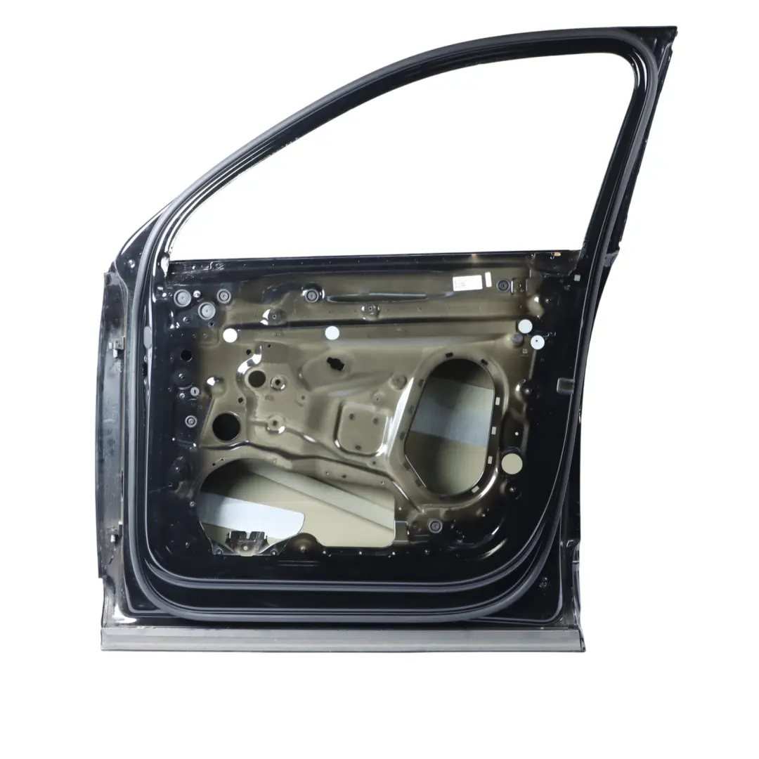 Audi Q7 4M Front Door Right O/S Covering Panel Mythical Black Metallic - Y9T