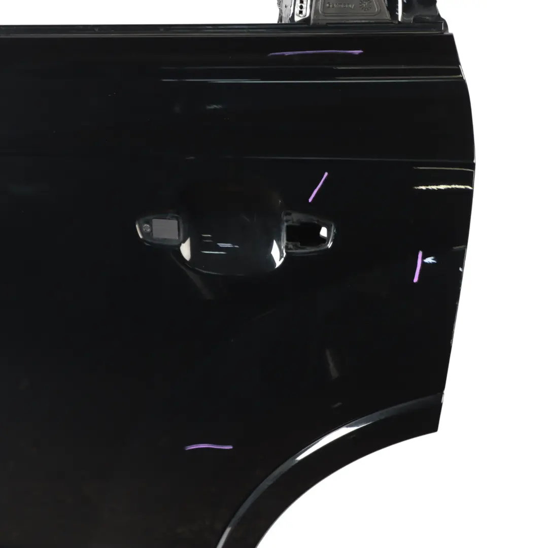 Audi Q7 4M Rear Door Left N/S Covering Panel Mythical Black Metallic - Y9T