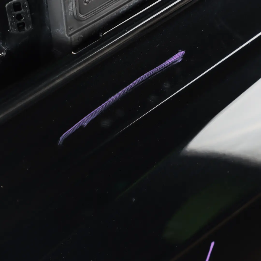 Audi Q7 4M Rear Door Left N/S Covering Panel Mythical Black Metallic - Y9T