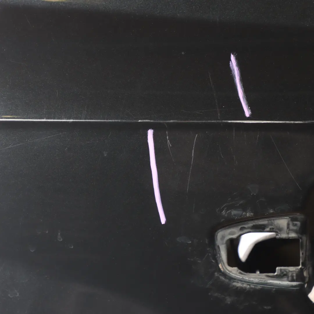 Audi Q7 4M Rear Door Right O/S Covering Panel Mythical Black Metallic - Y9T