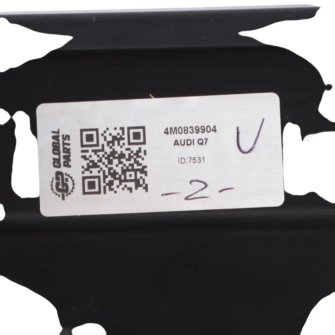 Audi Q7 4M Column Cover C Pillar Panel Trim Rear Right O/S Black 4M0839904