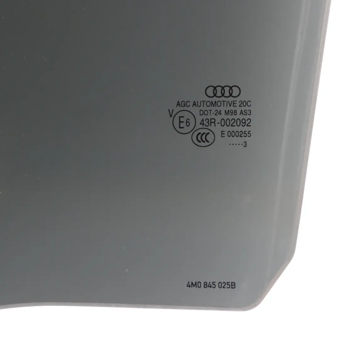 Audi Q7 4M Door Side Window Rear Left N/S Glass Tinted AS3 4M0845025B