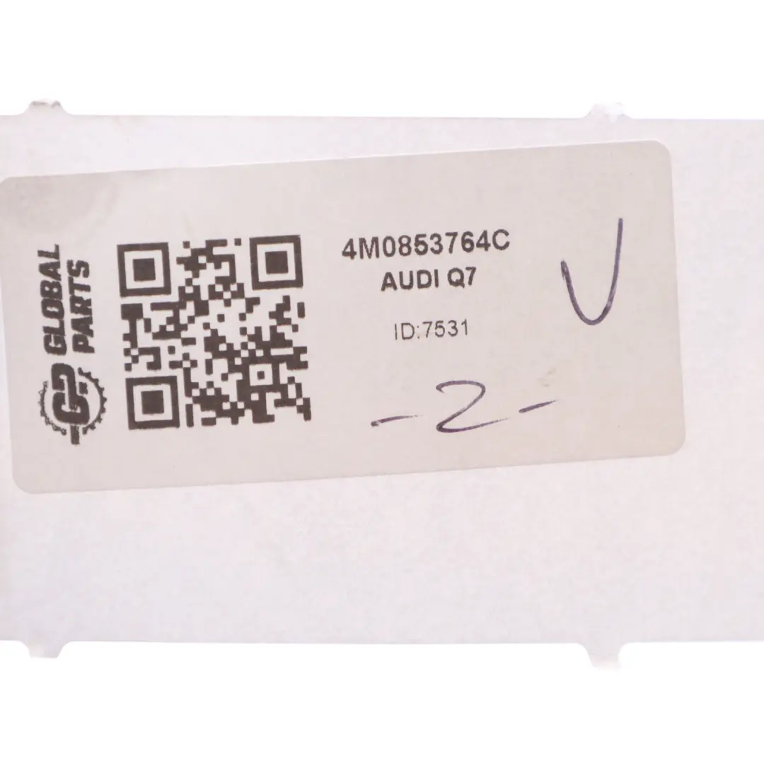 Audi Q7 4M Rear Door Window Trim Weather Strip Right O/S Gloss Black 4M0853764C