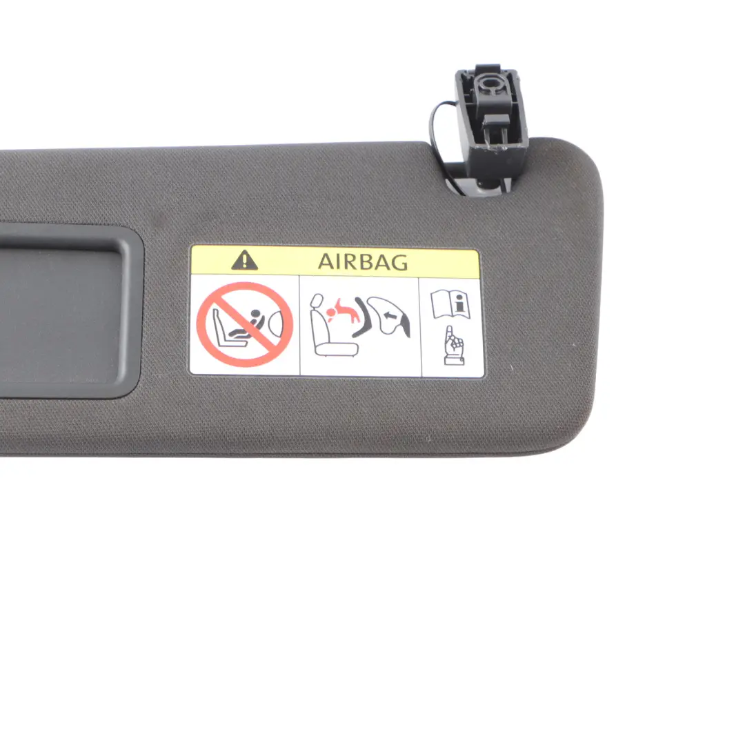 4M Sun Visor Mirror Trim Panel Sunvisor Left N/S Soul Black Audi Q7 - SKU 4M0857551R - Part number 4M0857551R