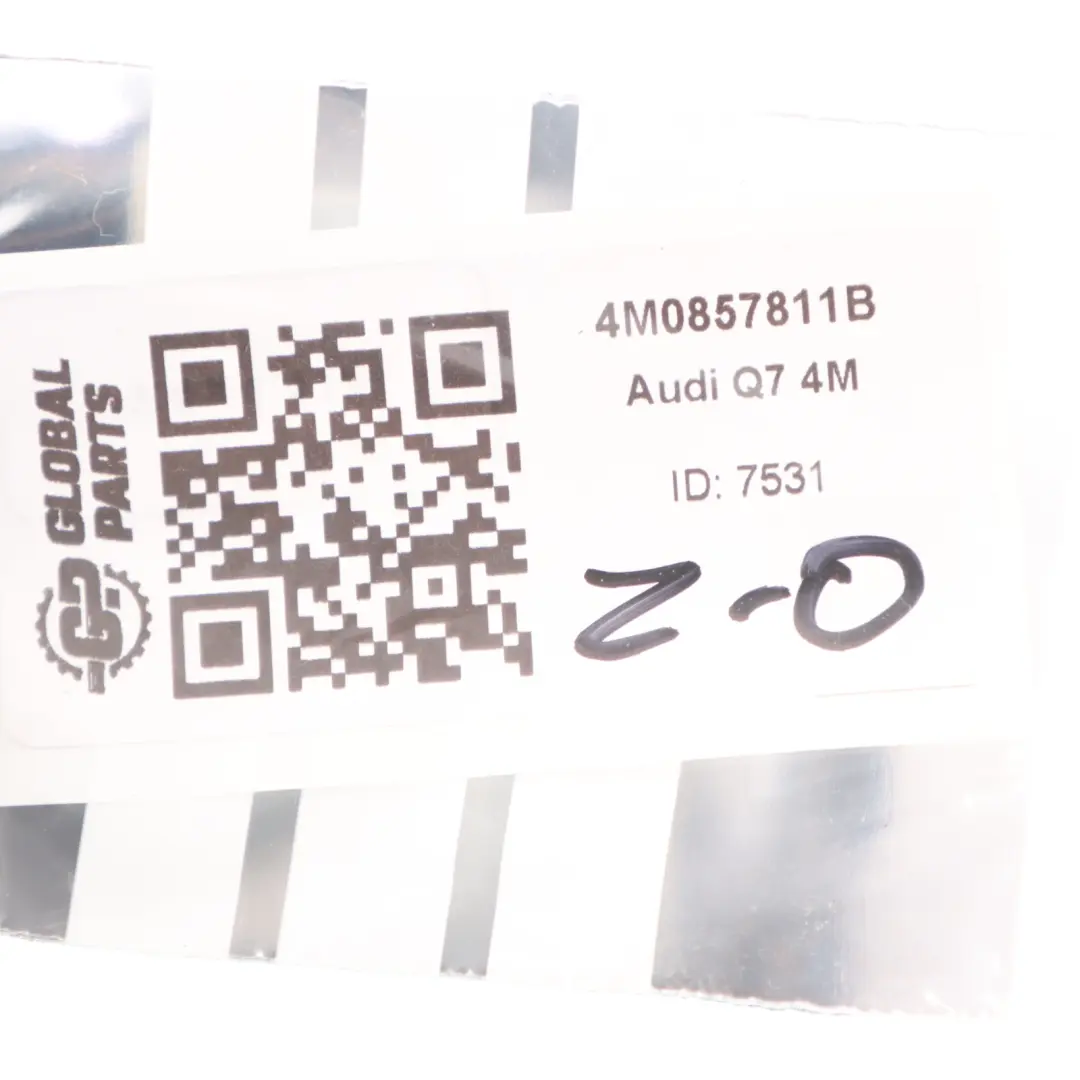 Audi Q7 4M 3th Row Seat Seat Belt Left N/S 4M0857811B
