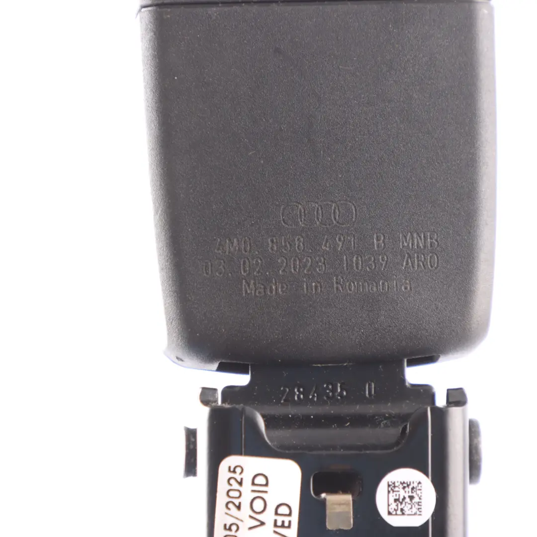 Audi Q7 4M Rear 3rd Seat Belt Buckle Lower Latch Left Right N/O/S 4M0858491B