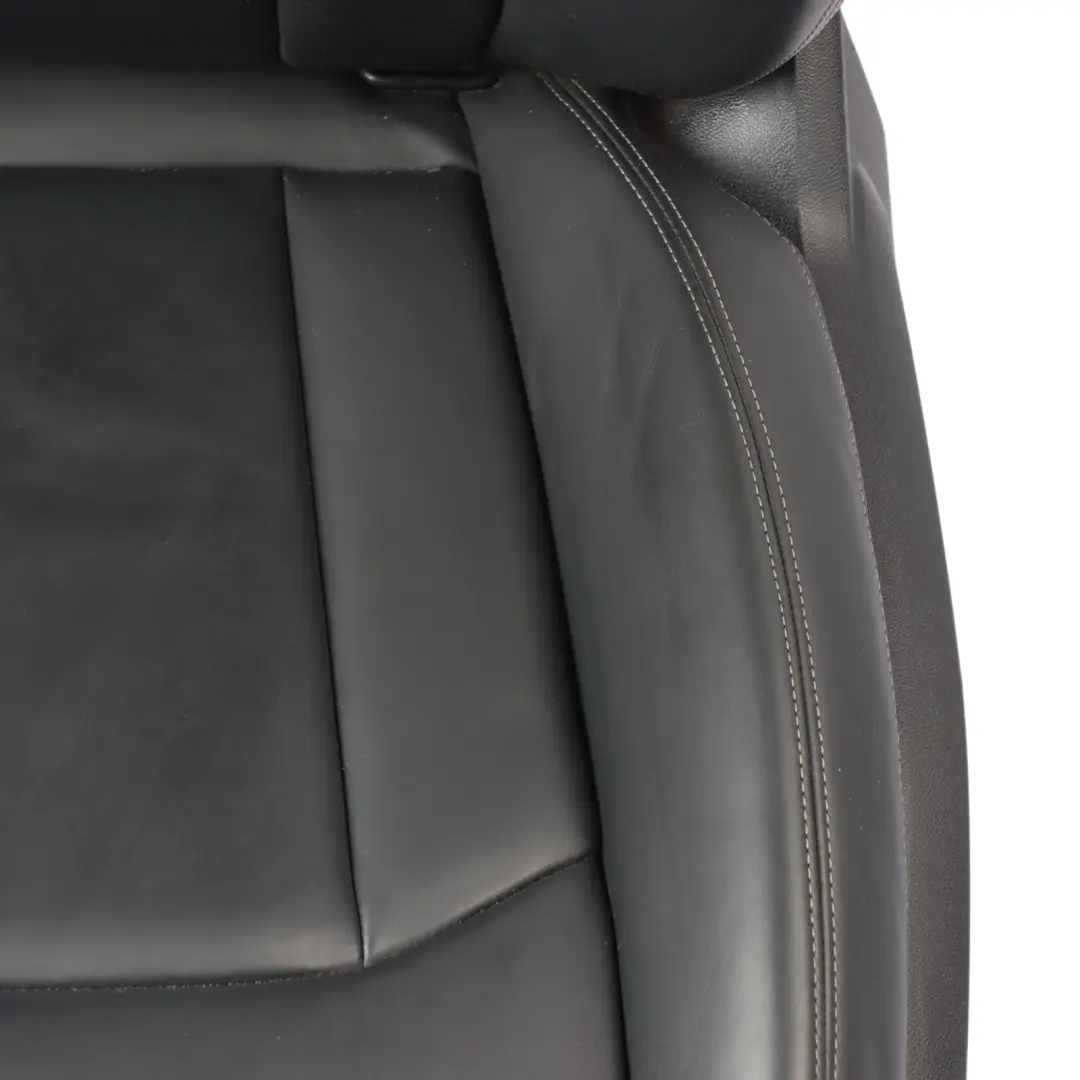 Audi Q7 4M Front Seat S-Line Interior Heated Electric Left N/S Leather Black