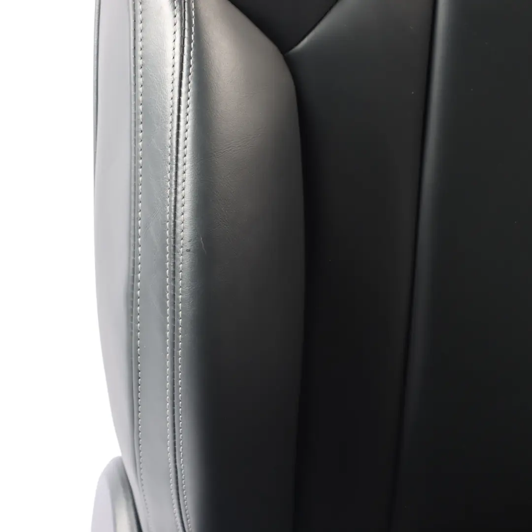 Audi Q7 4M Front Seat S-Line Interior Heated Electric Right O/S Leather Black