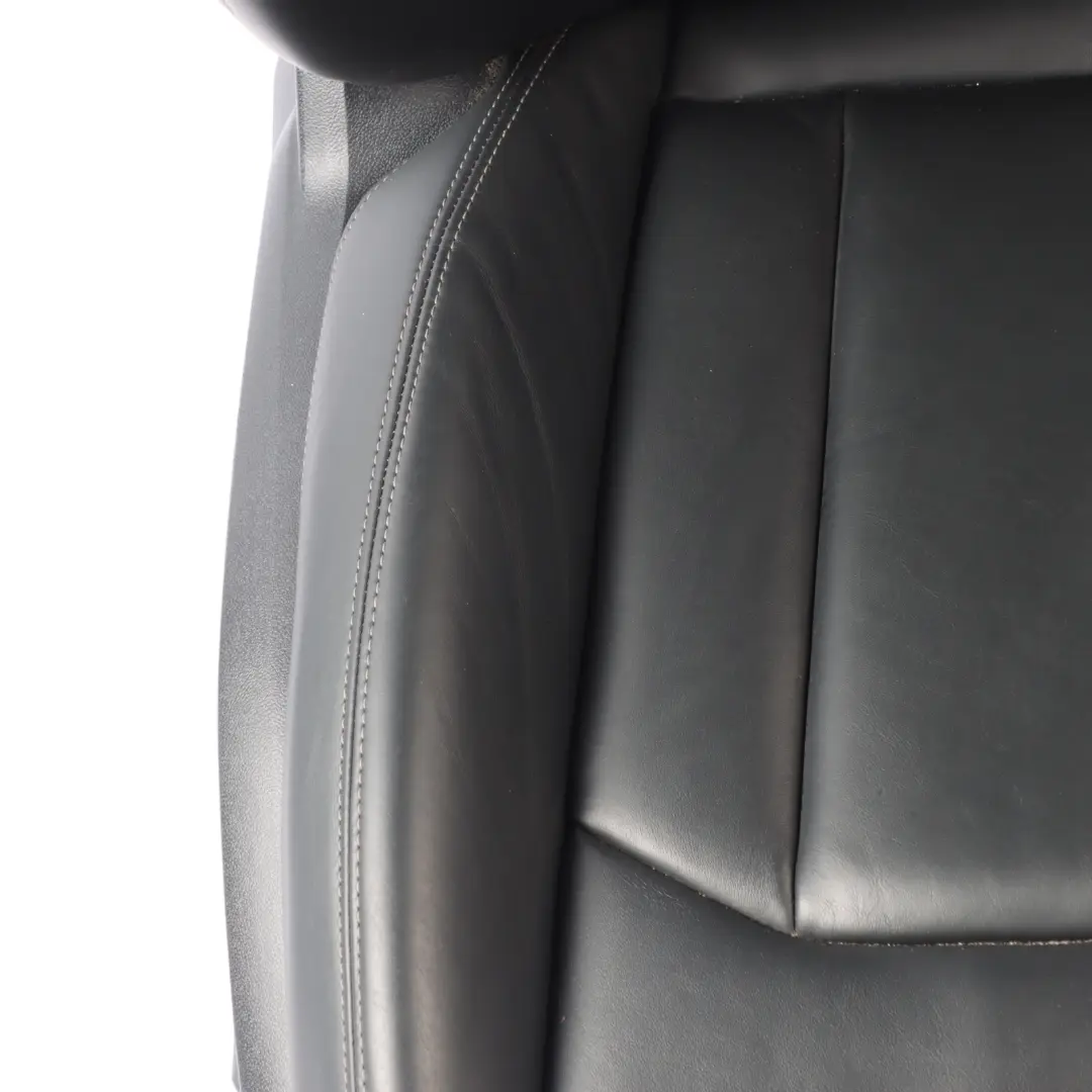 Audi Q7 4M Front Seat S-Line Interior Heated Electric Right O/S Leather Black