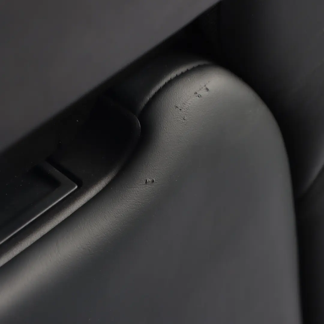 Audi Q7 4M Rear 2rd Middle Seat S-Line Folding Interior Leather Soul Black