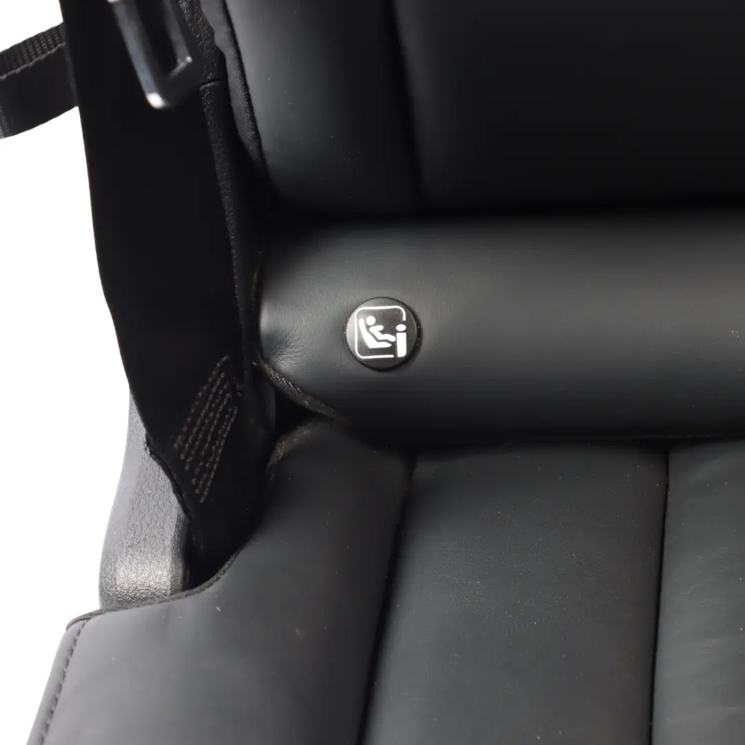 Audi Q7 4M Rear 2rd Middle Seat S-Line Folding Interior Leather Soul Black