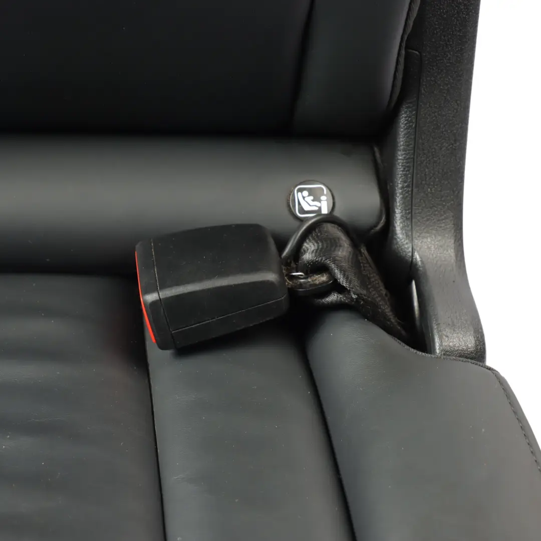 Audi Q7 4M Rear 2rd Middle Seat S-Line Folding Interior Leather Soul Black