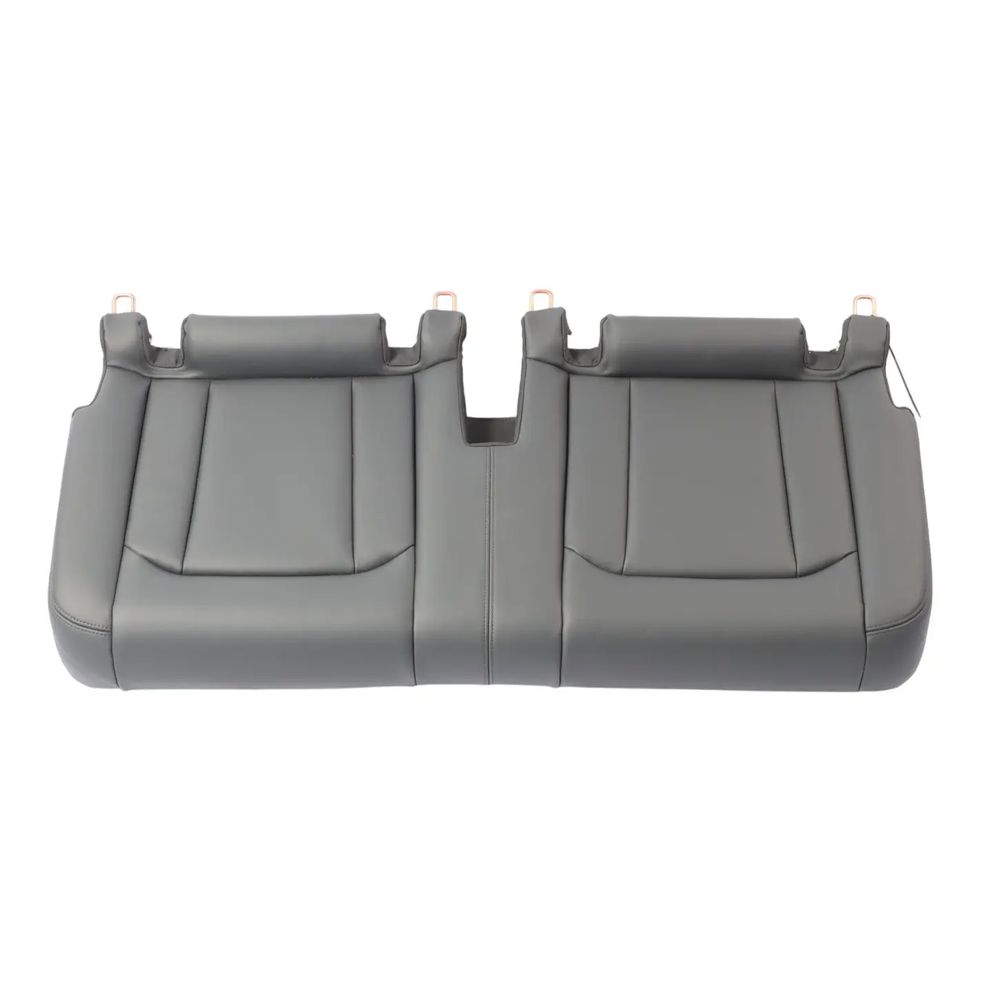 Audi Q7 4M Rear Seat Bench Couch 3rd Seat Row Covering Leather Soul Black