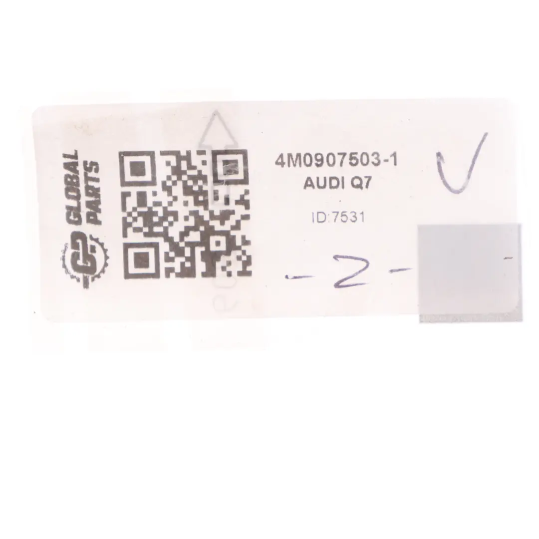Audi Q7 4M Headlight Level Height Sensor Unit Rear Right O/S 4M0907503