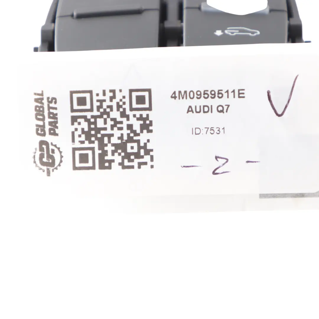 Audi Q7 4M Trunk Boot Button Sill Lowering Switch 4M0959511E