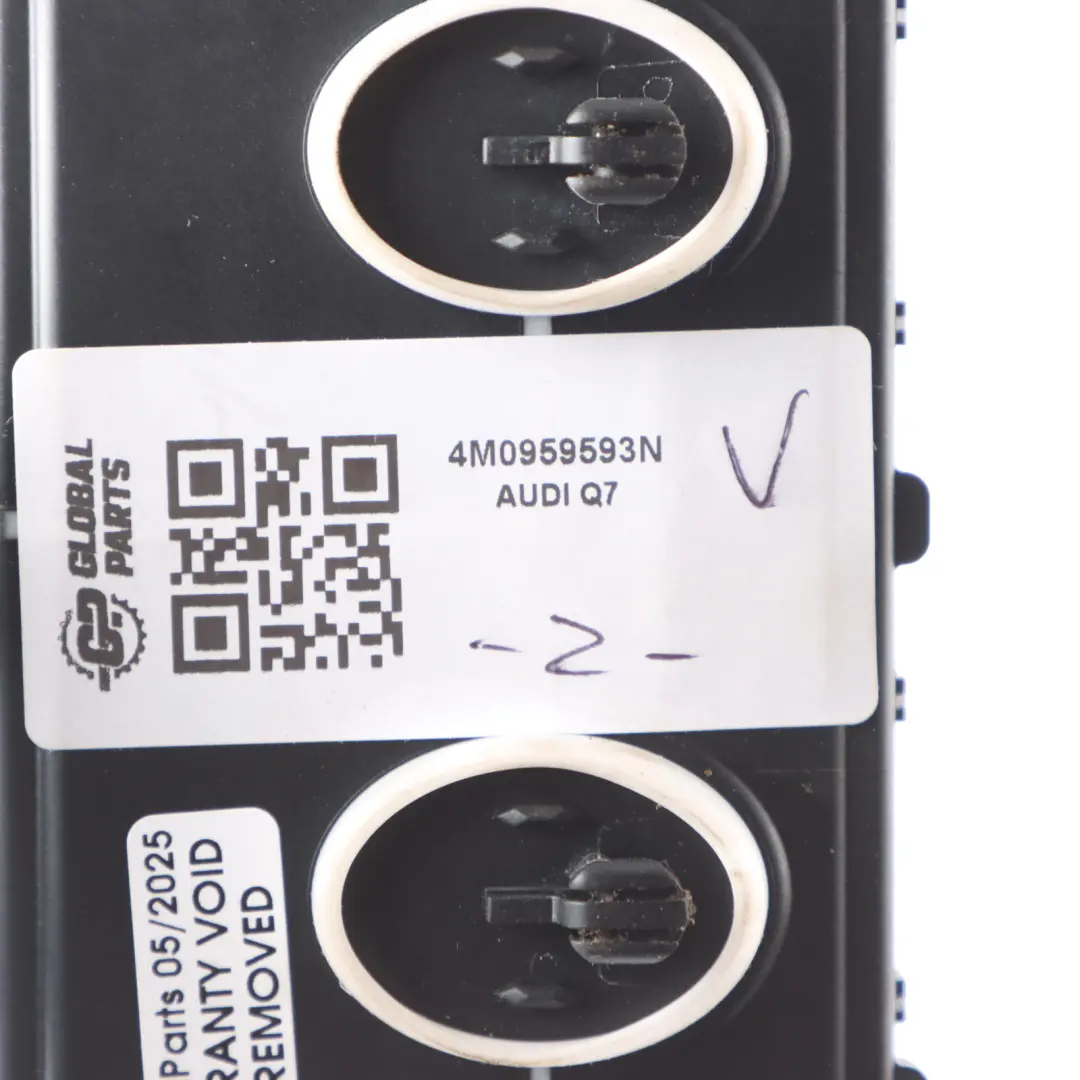 Audi Q7 4M Front Door Control Module Unit ECU Driver's Side 4M0959593N