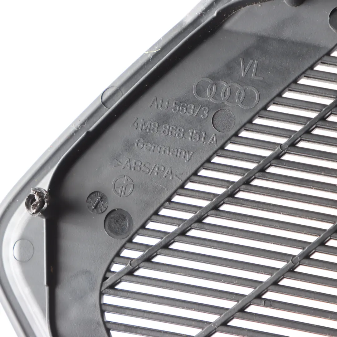 Audi Q7 4M Front Door Speaker Cover Trim Card Left N/S Panel Bang&Olufsen