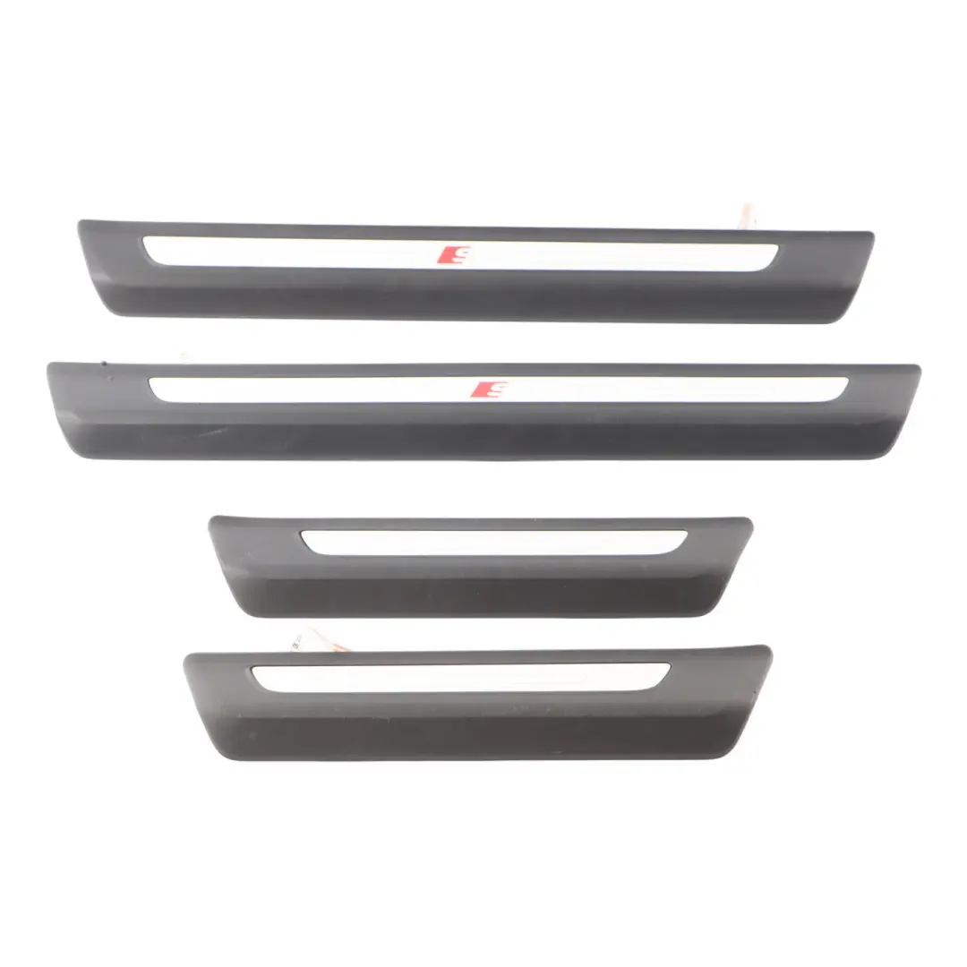 Audi Q7 4M Front Rear Door Sill Step Plate Entrance Cover Trim Set S-Line