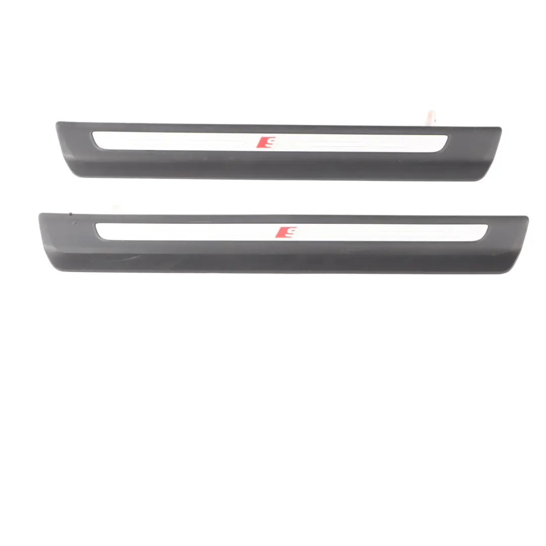 Audi Q7 4M Front Rear Door Sill Step Plate Entrance Cover Trim Set S-Line