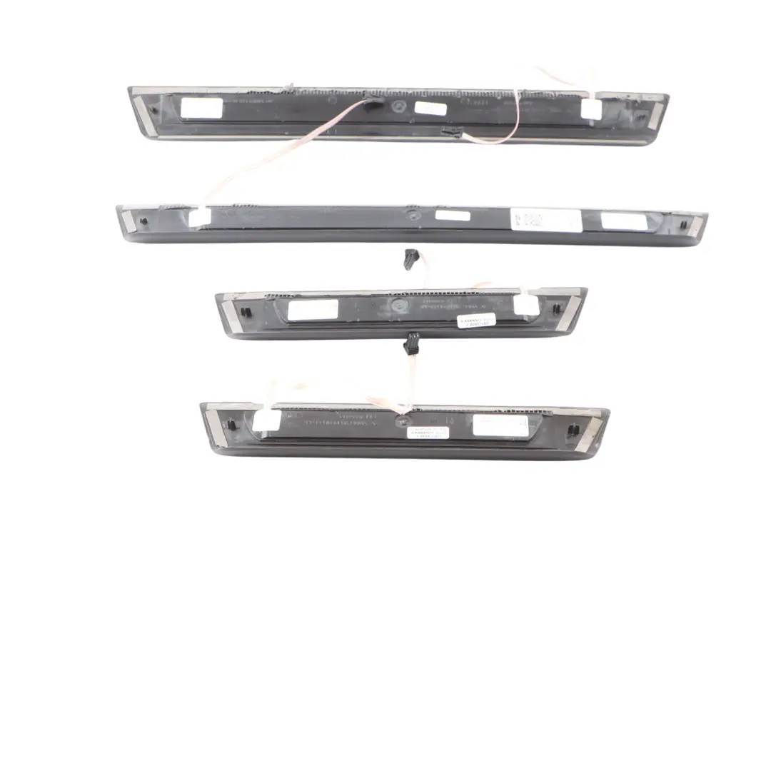 Audi Q7 4M Front Rear Door Sill Step Plate Entrance Cover Trim Set S-Line