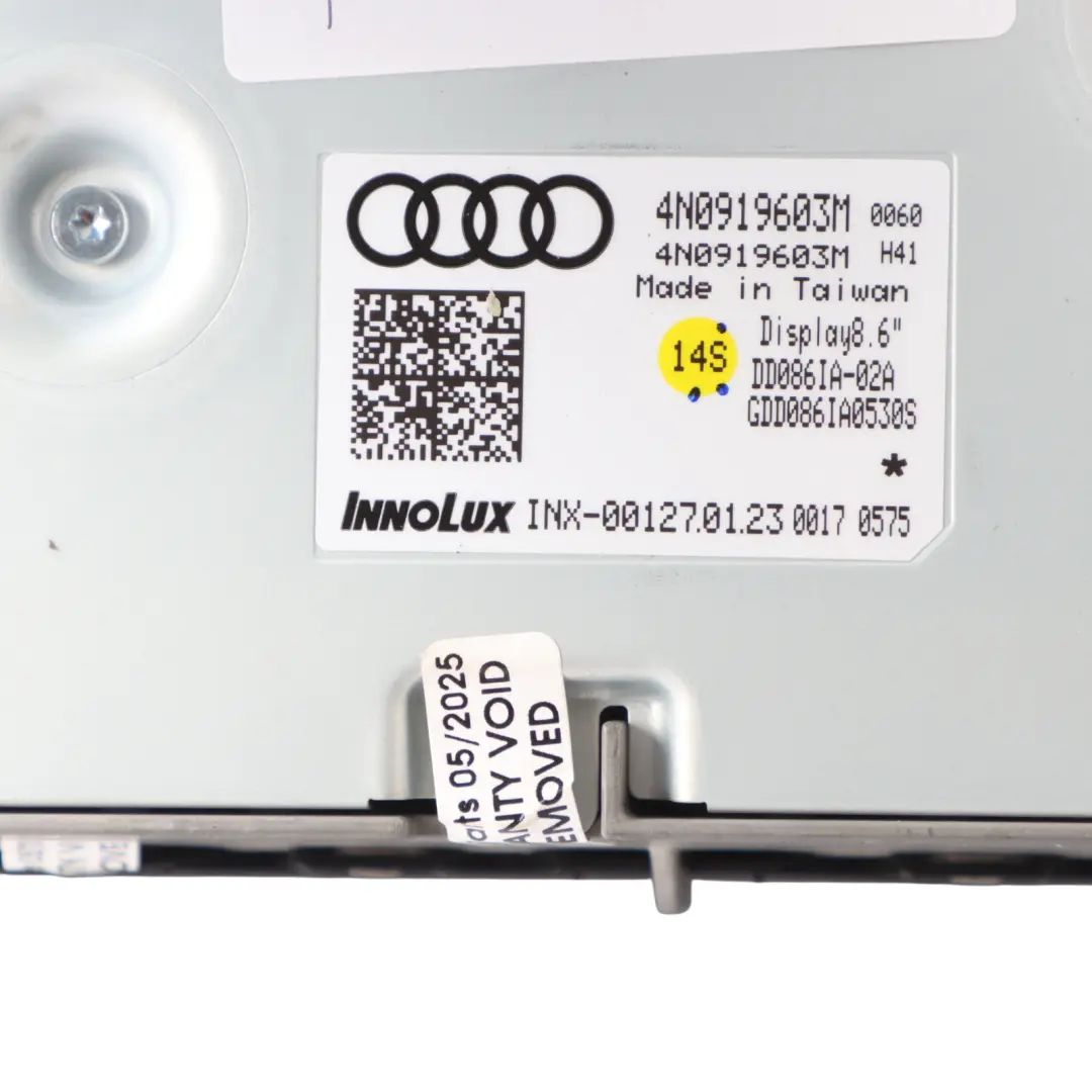 Audi Q7 4M A/C Air Condition Screen Display Regulator Panel Screen 4N0919603M